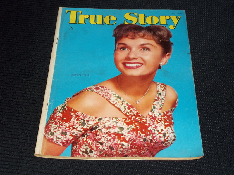 1958 JULY TRUE STORY MAGAZINE - DEBBIE REYNOLDS FRONT COVER - E 15082