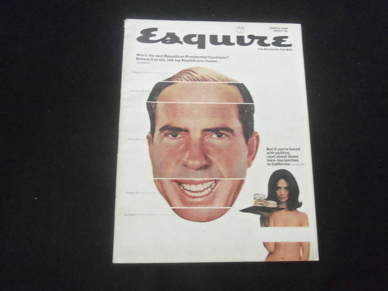 1966 MARCH ESQUIRE MAGAZINE - WHO'S THE NEXT REPUBLICAN CANDIDATE? - F 870