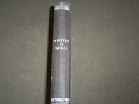 1922 IN DEFENSE OF WOMEN HARDCOVER BOOK BY H. L. MENCKEN - KD 6184