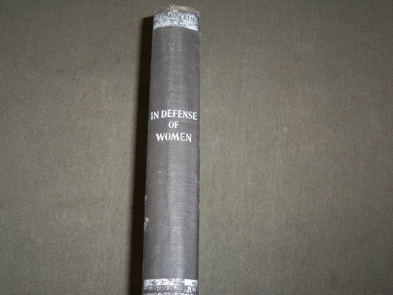 1922 IN DEFENSE OF WOMEN HARDCOVER BOOK BY H. L. MENCKEN - KD 6184
