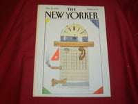 1989 JANUARY 16 NEW YORKER MAGAZINE FRONT COVER ONLY - GREAT ART FOR FRAMING