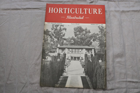 1946 FEB 1 HORTICULTURE ILLUSTRATED MAGAZINE - NICE SCENERY COVER - ST 1013R