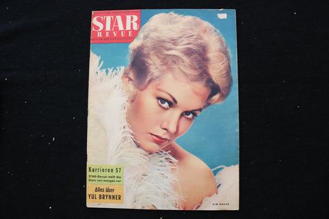 1957 MAY STAR REVUE MAGAZINE - KIM NOVAK COVER - E 24974