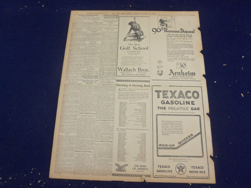 1922 AUGUST 15 NEW YORK TIMES - NORTHCLIFF DIES OF HEART DISEASE - NT 8373
