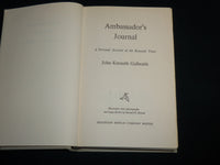 1959 AMBASSADOR'S JOURNAL HARDCOVER BOOK BY JOHN KENNETH GALBRAITH - KD 7148