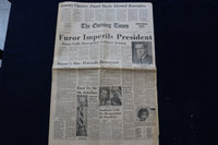 1974 AUGUST 6-11 HUNTERDON COUNTY NEWSPAPER - RICHARD NIXON - LOT OF 4- NP 8859