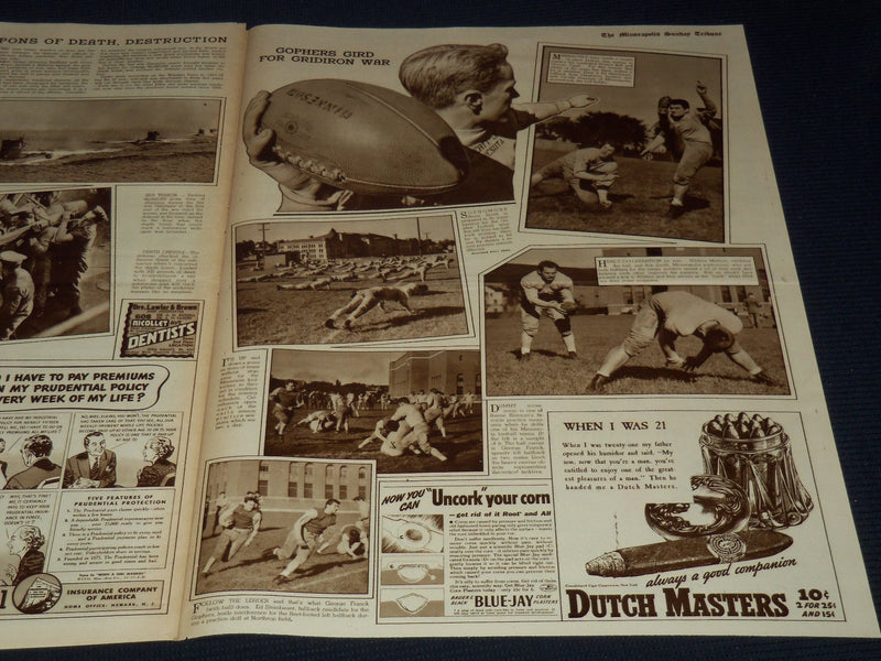 1939 SEPT 24 MINNEAPOLIS SUNDAY TRIBUNE COLOR SECTION - ETERNAL ICE - NT 9578