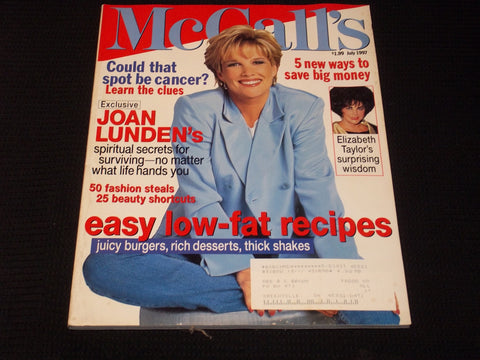 1997 JULY MCCALL'S MAGAZINE - JOAN LUNDEN FRONT COVER - E 494