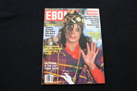 1992 MAY EBONY MAGAZINE - MICHAEL JACKSON COVER - ST 1012U