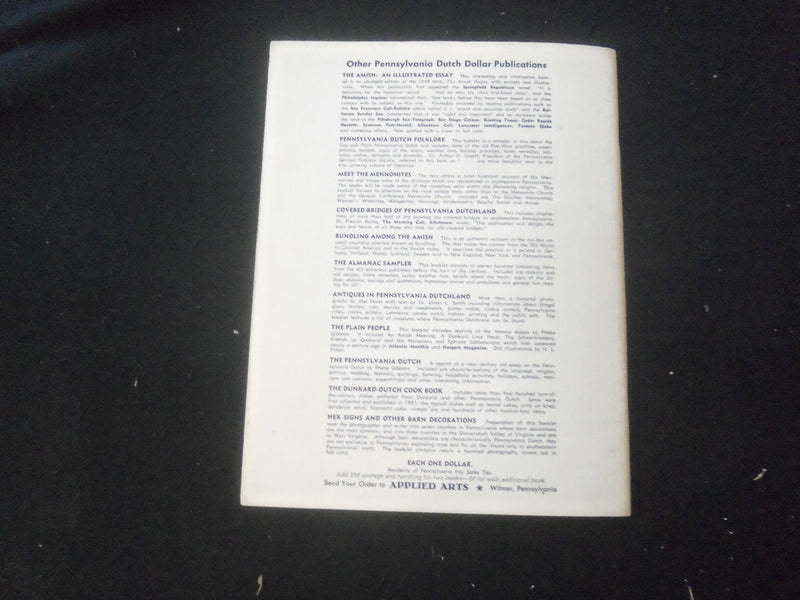1967 AMONG THE AMISH MAGAZINE - A PICTORIAL PRESENTATION -BY MEL HORST - ST 732F