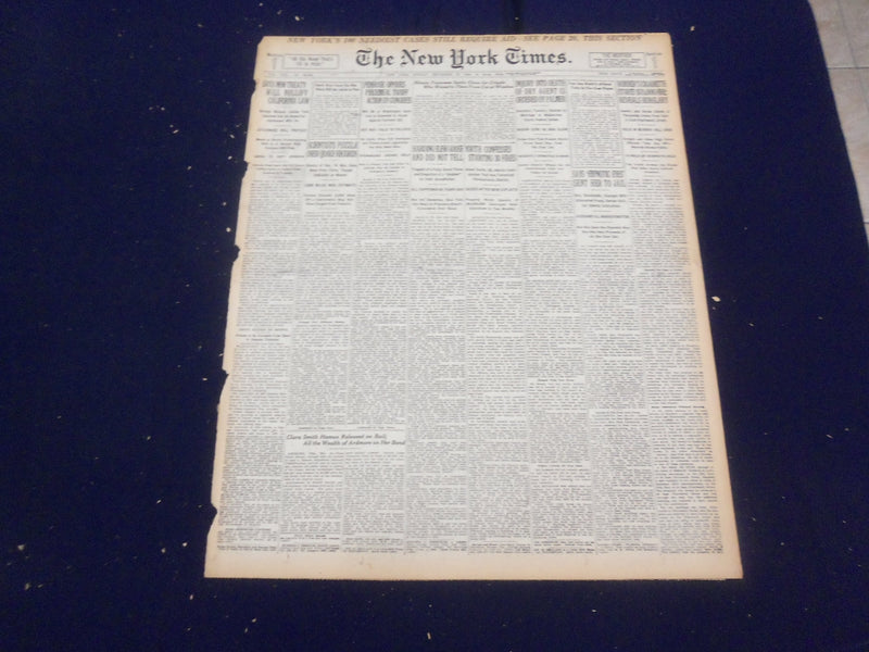 1920 DECEMBER 26 NEW YORK TIMES - SCIENTISTS PUZZLE OVER QUAKE RECORDS - NT 8492