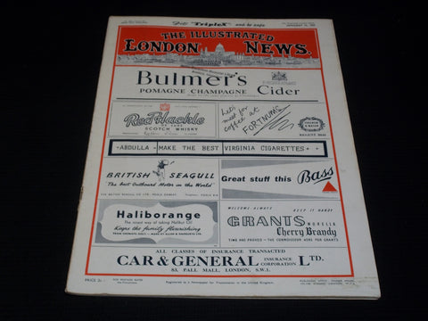 1955 JANUARY 15 ILLUSTRATED LONDON NEWS MAGAZINE NICE COVERS & ADS - E 4268