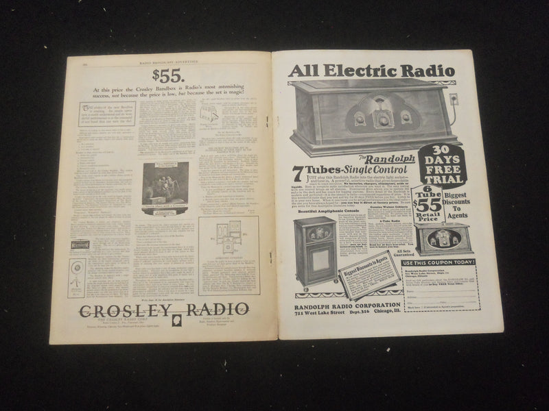 1927 DECEMBER RADIO BROADCAST MAGAZINE - NICE COVER, ARTICLES & PHOTOS - B 434K