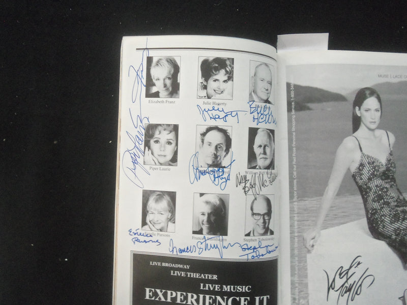2002 MORNING'S AT SEVEN PLAYBILL - 11 SIGNATURES - J 8202