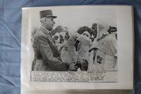 CHARLES DE GAULLE ORIGINAL NEWS PHOTOS BOOK #4 - 83 PHOTOS - #126