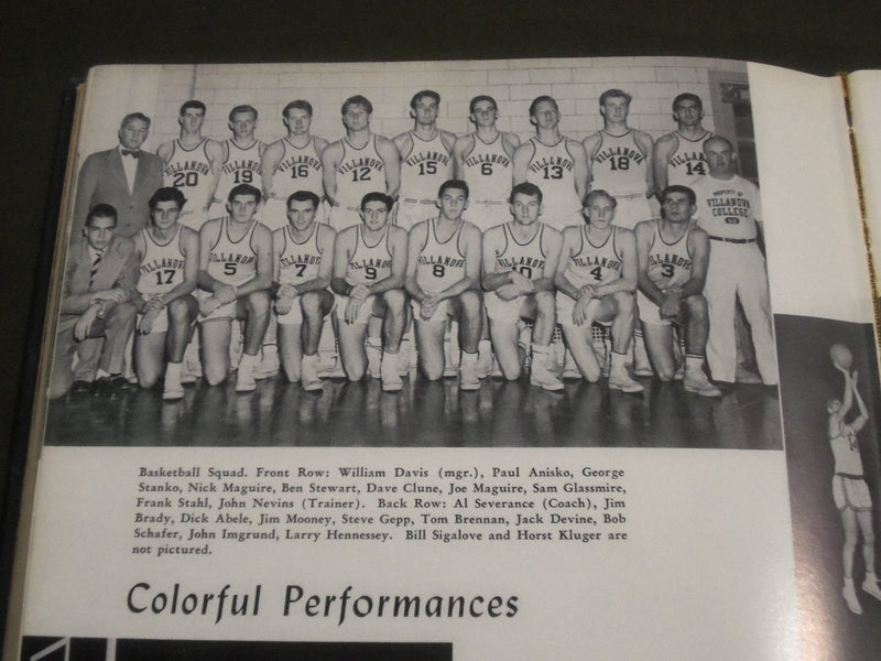 1952 THE BELLE AIR UNIVERSITY OF VILLANOVA YEARBOOK - GREAT PHOTOS - YB 1290