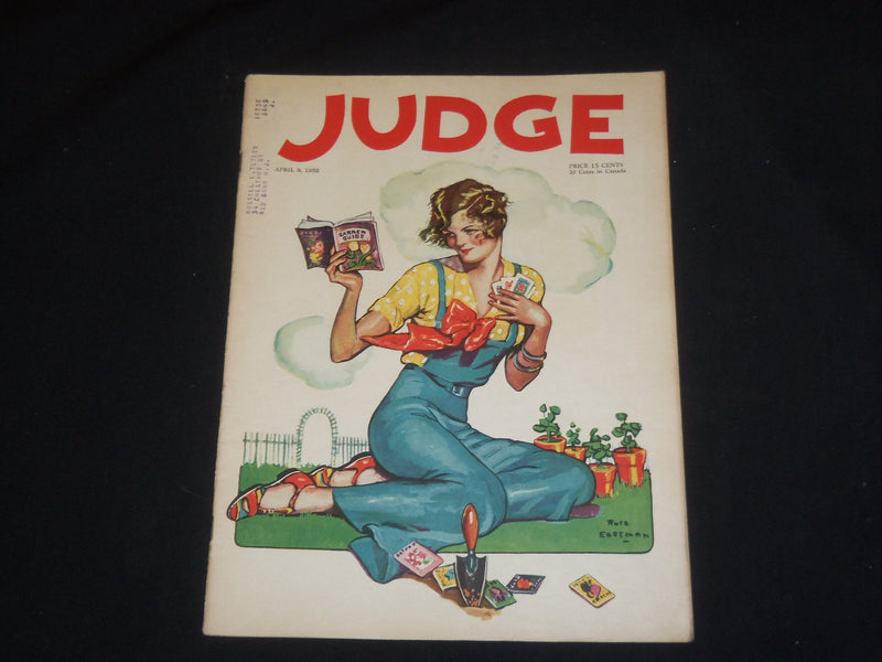 1932 APRIL 9 JUDGE MAGAZINE - ILLUSTRATED COVER - ST 5728