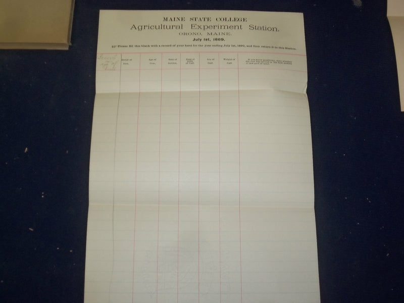 1888 MAINE STATE COLLEGE ANNUAL REPORT - PART II - J 4449
