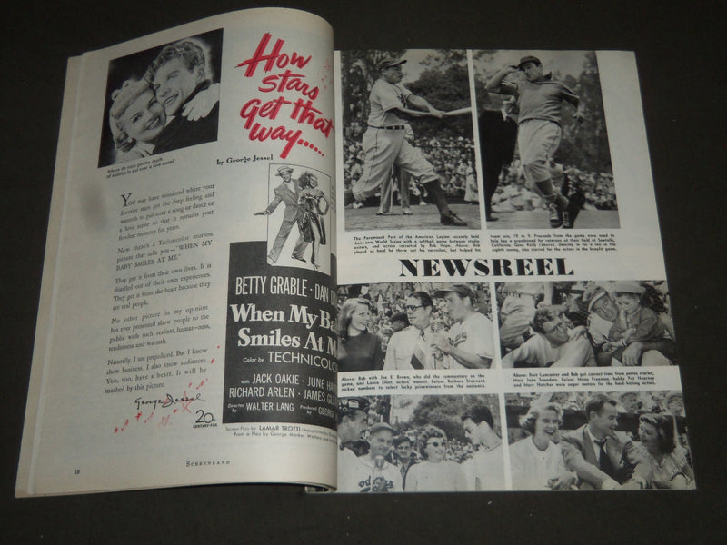 1948 NOVEMBER SCREENLAND MAGAZINE - INGRID BERGMAN COVER - ST 4986