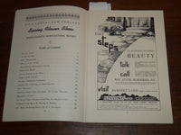 1953 MARCH NEW ENGLAND SPRING FLOWER SHOW 82ND ANNUAL PROGRAM - K 1202