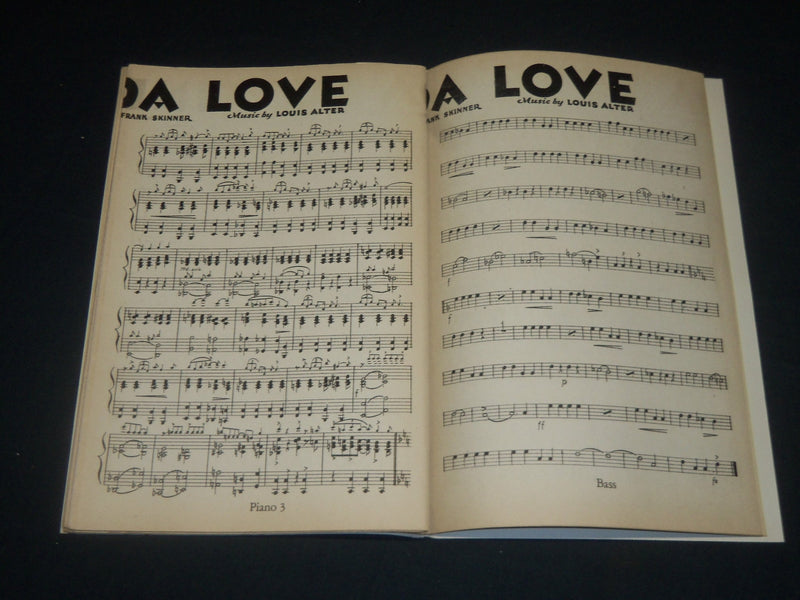 1929 MY KINDA LOVE MUSIC FOLIO - JO' TRENT - LOUIS ALTER - J 5661
