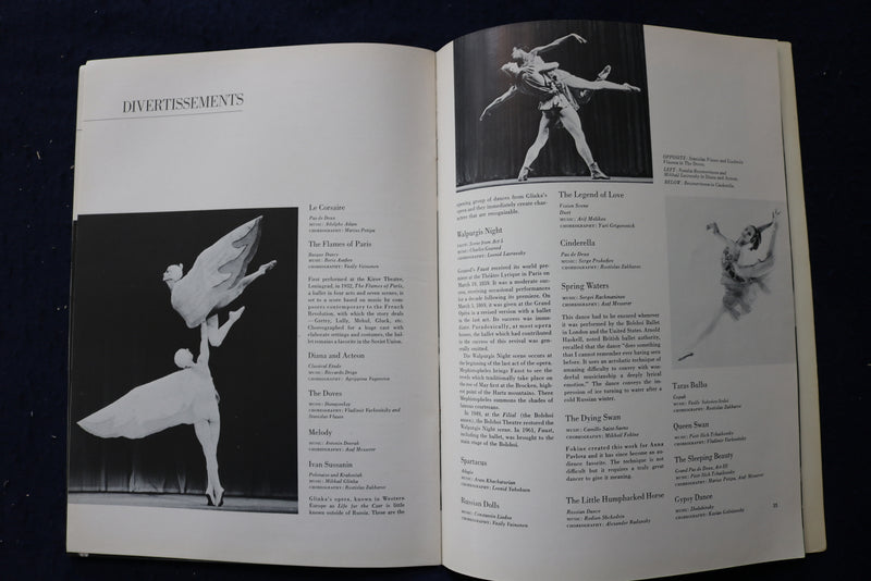 1966 THE BOLSHOI BALLET PROGRAM - K 1760