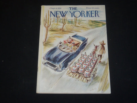 1956 SEPTEMBER 8 THE NEW YORKER MAGAZINE - ILLUSTRATED COVER - NY 582