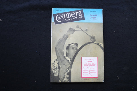 1949 SEPTEMBER THE CAMERA MAGAZINE - PIPES READY-LEON FORGIA COVER - K 345