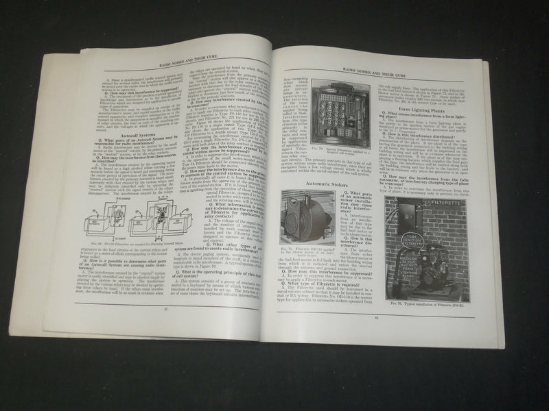 1932 RADIO NOISES AND THEIR CURE MAGAZINE - INTERFERENCE PROBLEM - ST 997D