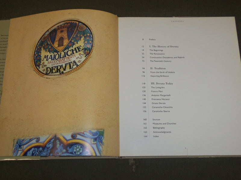 1998 DERUTA A TRADITION OF ITALIAN CERAMICS BY ELIZABETH MINCHILLI BOOK - I 40