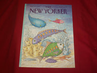 1992 MARCH 23 NEW YORKER MAGAZINE FRONT COVER ONLY - GREAT ART FOR FRAMING