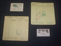 1938 THE LEE HOUSE & HOTEL JOHN MARSHALL BILLS - LOT OF 2 - J 6350