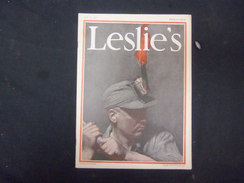 1922 MAY 13 LESLIE'S WEEKLY MAGAZINE - GREAT COVER, PHOTOS & ADS - ST 3486