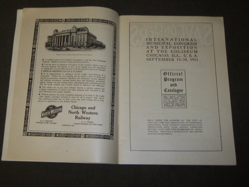 1911 INTERNATIONAL MUNICIPAL CONGRESS & EXPOSITION PROGRAM - J 3496