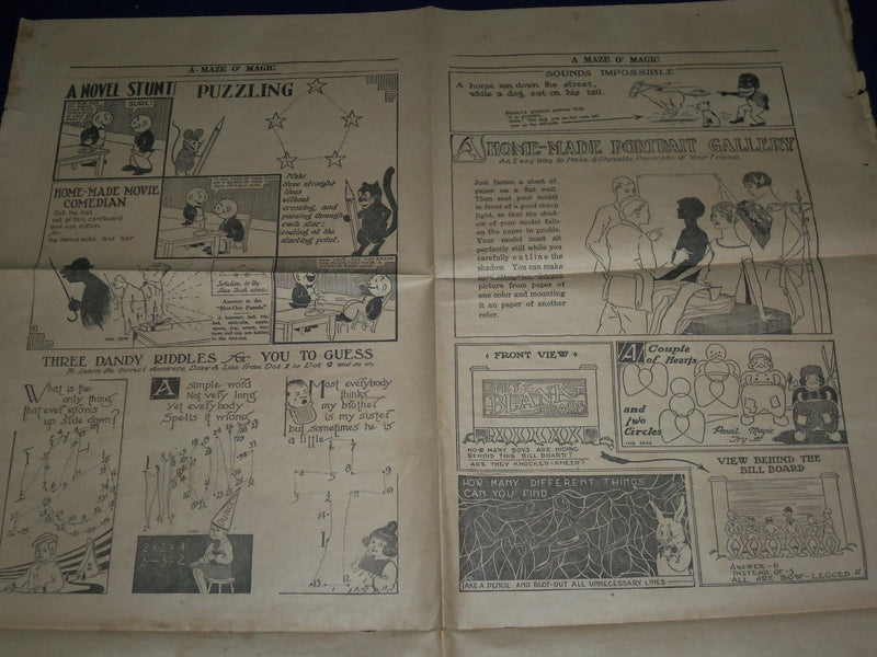 1925 APRIL 26 HOUSTON POST-DISPATCH SECTION - NERO'S INFAMOUS BATHS - NP 972Q