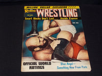 1965 JUNE THE RING WRESTLING MAGAZINE - BLUE ANGEL BOXING COVER - E 3322