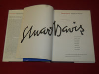 1991 STUART DAVIS AMERICAN PAINTER HARDCOVER BOOK - NICE PRINTS - KD 5435