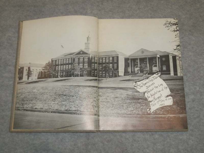 1953 THE RAMSEY HIGH SCHOOL YEARBOOK - RAMSEY, NEW JERSEY - YB 2081