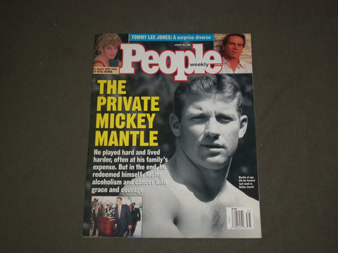 1995 AUGUST 28 PEOPLE MAGAZINE - THE PRIVATE MICKEY MANTLE - B 4667