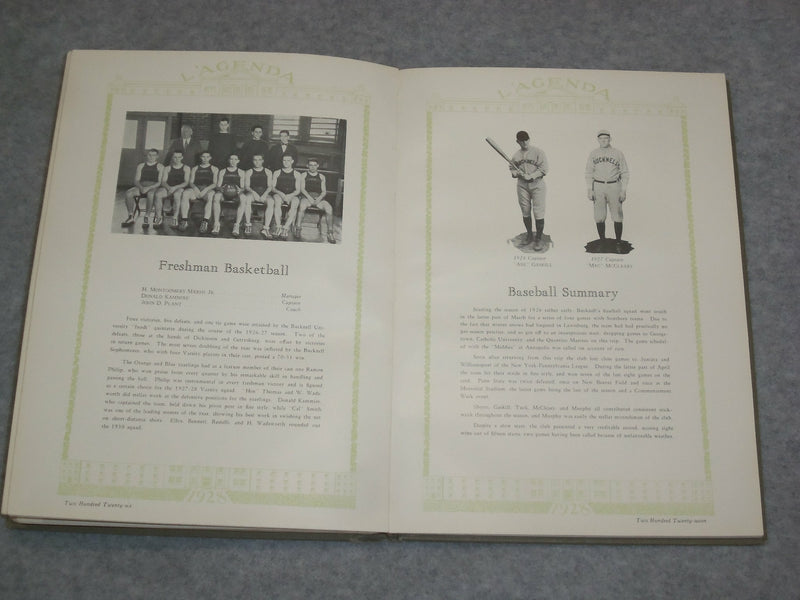 1928 L'AGENDA BUCKNELL UNIVERSITY YEARBOOK - LEWISBURG, PENNSYLVANIA - YB 2029