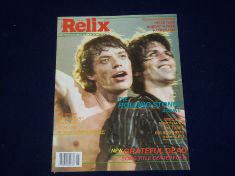 1981 OCTOBER RELIX MAGAZINE - THE ROLLING STONES - SP 9803