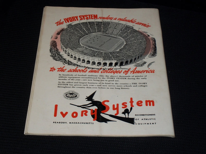 1949 OCTOBER ATHLETIC JOURNAL MAGAZINE - MIDDLE RETURN COVER - E 5831