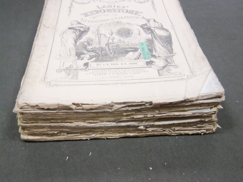1863-1868 LADIES' REPOSITORY LITERATURE & RELIGION MAGAZINE LOT OF 8 - WR 241F