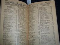 1939 MARCH PALMER DISTRICT TELEPHONE DIRECTORY - MASSACHUSETTS - J 8807
