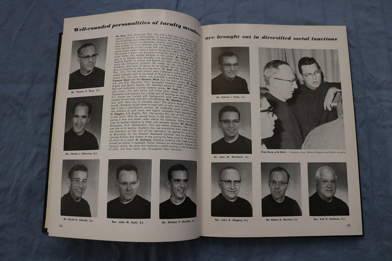 1960 KNIGHT CAMPION JESUIT HIGH SCHOOL YEARBOOK - PRAIRIE DU CHIEN, WI - YB 3399