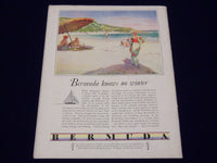 1933 JANUARY TRAVEL MAGAZINE - A STREET SCENE IN WARSAW COVER - J 1941