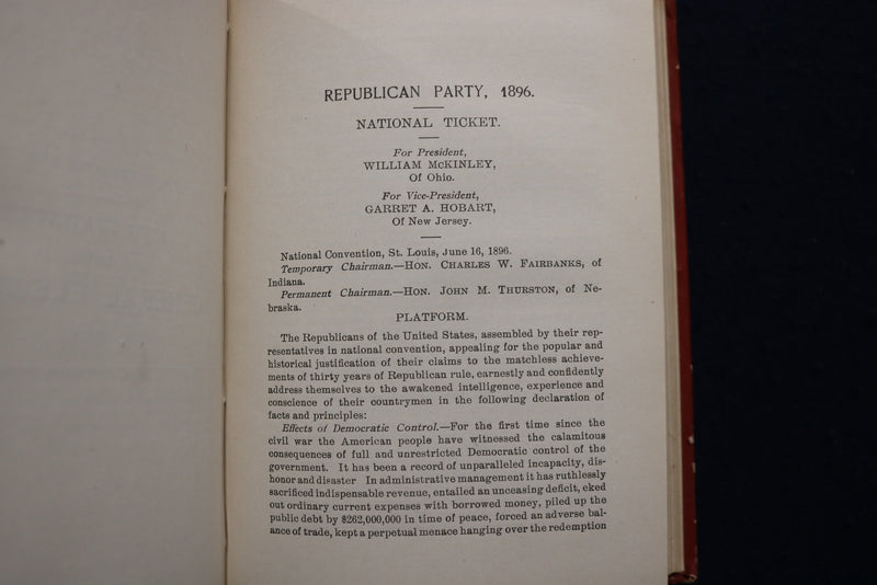 1897 IOWA OFFICIAL REGISTER - HARDCOVER BOOK - K 1770