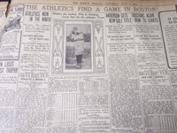 1904 JULY 2 THE BOSTON HERALD - YALE OARSMEN EASILY BEAT HARVARD - BH 46