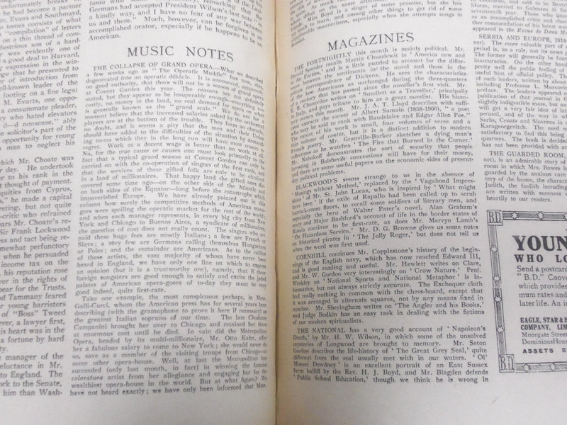 1921 SATURDAY REVIEW 2 BOUND VOLUMES - COMPLETE YR- PUBLISHED IN LONDON - R 1136