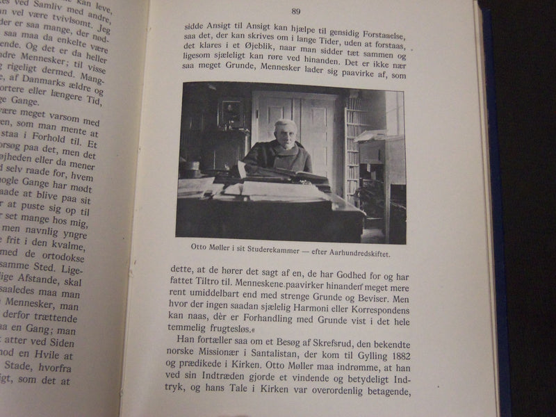 1931 OTTO MOLLER BY J. P. BANG HARDCOVER BOOK - DANISH - KD 40